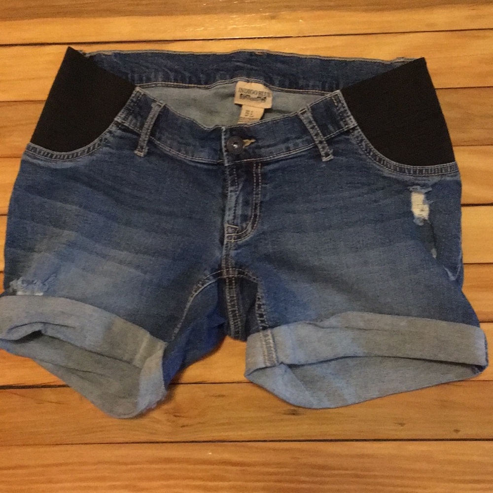 Maternity Jean Shorts